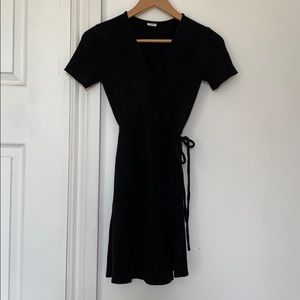 Sunday Best (Aritzia) Mini Wrap Dress